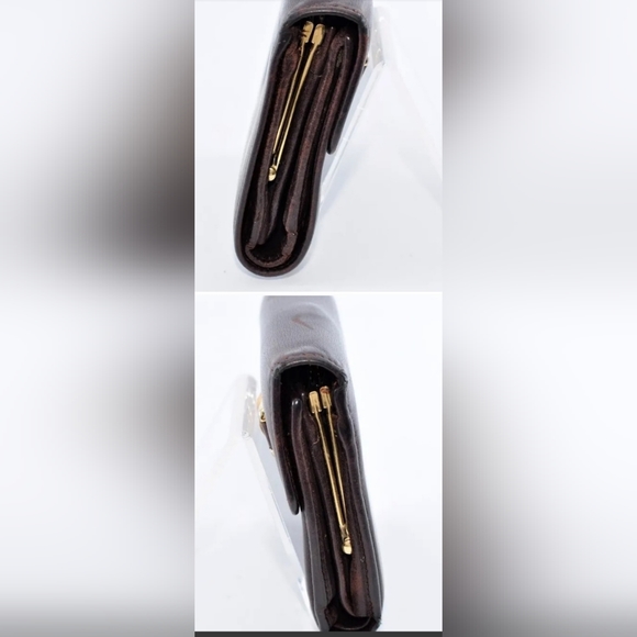 GUCCI Bamboo KISSLOCK designed by TOM FORD for GUCCI! LEATHER WALLET HARDWARE - Picture 6 of 11